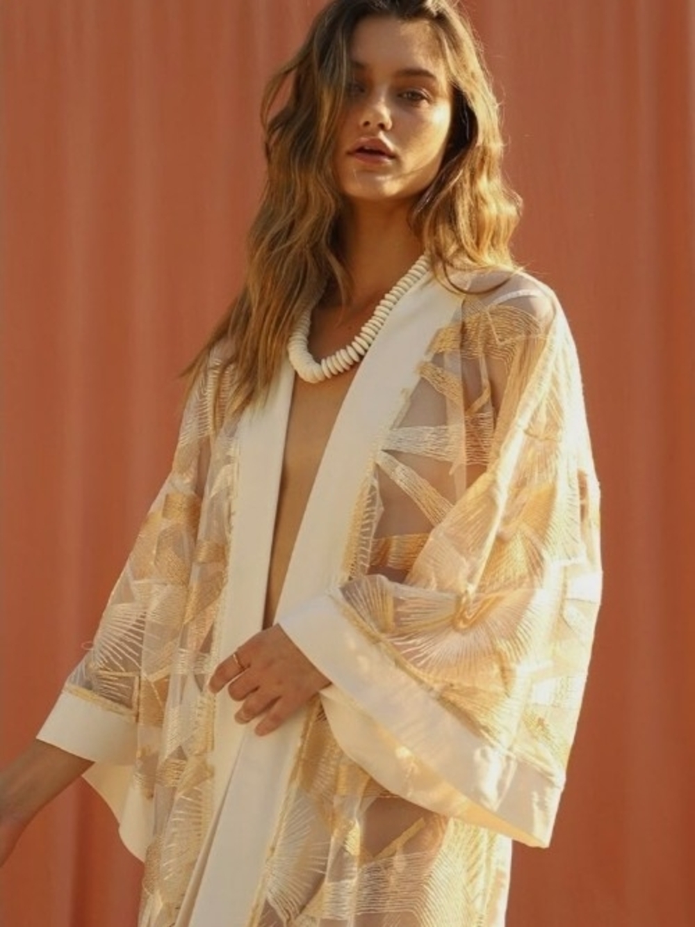 Jen's Pirate Booty Flamingo Heights Kimono in Desert Moonrise